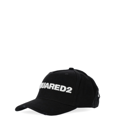 Dsquared2 Logo刺绣棒球帽 In Black