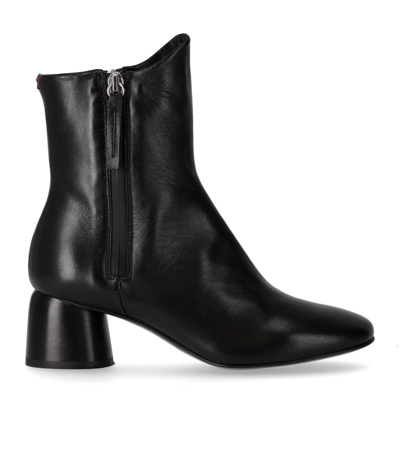 Halmanera Caren Black Heeled Ankle Boot