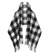 Woolrich Buffalo Check Black White Cape