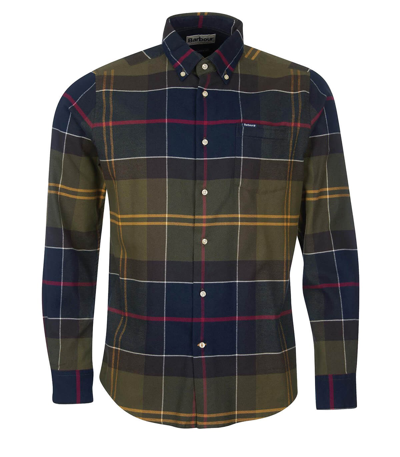 Barbour Edderton Tailored Fit Shirt In Green