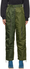 Andersson Bell Utility-pocket Design Trousers In Khaki