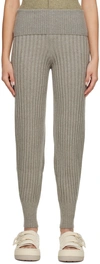Drae Gray Den Seamless Lounge Pants In Beige