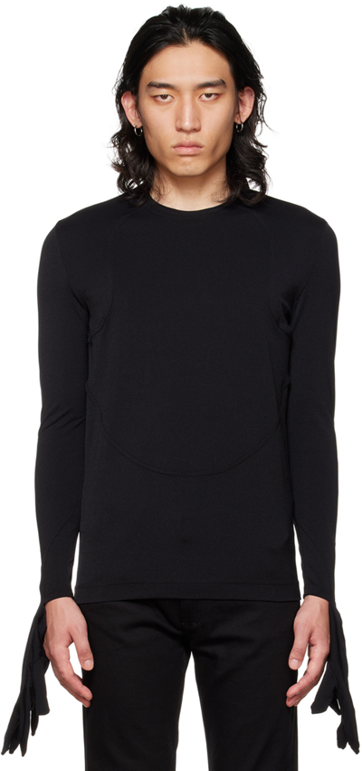 Givenchy Black Hood Sweater In 001-black