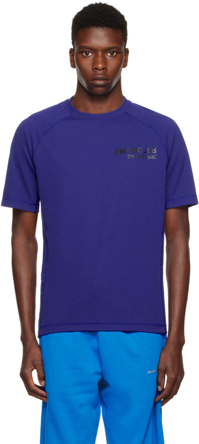 Moncler Grenoble Blue 'day-namic' Long Sleeve T-shirt