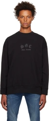 Stolen Girlfriends Club Black Stolen Records Sweatshirt In Washed Black