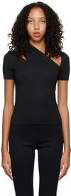 Helmut Lang Black Slash T-shirt In 001 Black