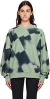 Ader Error Black & Green Tenit Sweatshirt In Green
