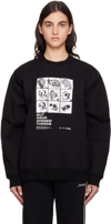 ADER ERROR BLACK TOPIAN SWEATSHIRT