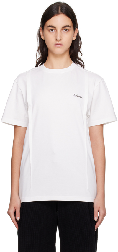 Ader Error White Fluic T-shirt