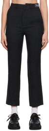 Ader Error Gray Alin Trousers In Grey