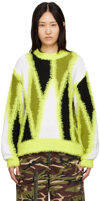 ANDERSSON BELL BLACK & GREEN REIMS SWEATER
