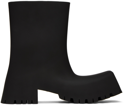 BALENCIAGA BLACK TROOPER ANKLE BOOTS