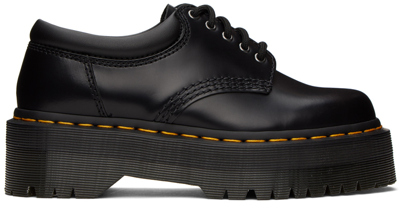 Dr. Martens' Black 8053 Quad Derbys In Dark Taupe Orleans