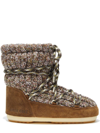 Moon Boot Icon Light Low Brown Wool Boots In Brown