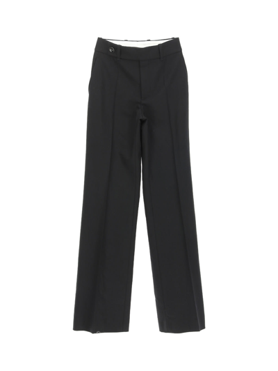 Chloé Signature Flared Trousers In Black