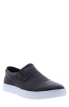 Robert Graham Rider Slip-on Sneaker In Grey