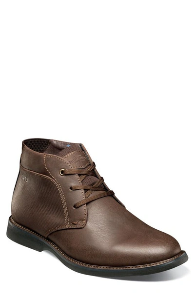 Nunn Bush Otti Plain Toe Chukka Boot In Brown Ch