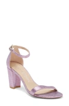 Stuart Weitzman Nearly Nude Heeled Sandal In Rose