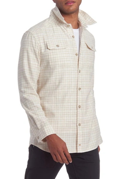 Pino By Pinoporte Button Front Shirt In Tan
