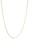 Glaze Jewelry Sterling Silver Mixed Chain Necklace In Gold