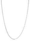 Glaze Jewelry Mixed Chain Necklace In Silver