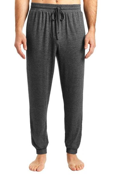 Rainforest Brushed Jersey Lounge Joggers In Dark Charcoal Heather