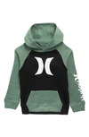 Hurley Kids' Winter Knit Icon Pullover Hoodie In Black
