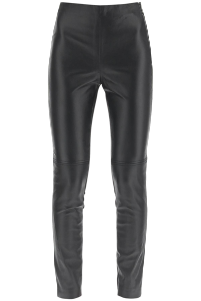 Marciano By Guess Leather And Jersey Leggings In Black