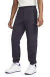 Nike Men's  Sportswear Tech Fleece Pants In Cave Purple/ Black