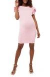 Pietro Brunelli Salisburgo Rose Ruffle Maternity Sheath Dress In Pink