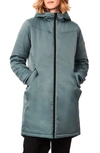 Bernardo Micro Breathable Hooded Water Resistant Raincoat In Galactic Teal