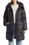 Parajumpers Eira Hooded Down Coat In Blue