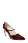 Bruno Magli Gemma Mary Jane Pump In Bordo Patent