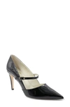 Bruno Magli Gemma Mary Jane Pump In Black Patent