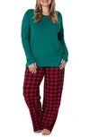 Kickee Pants Holiday Print Pajamas In Anniversary Plaid