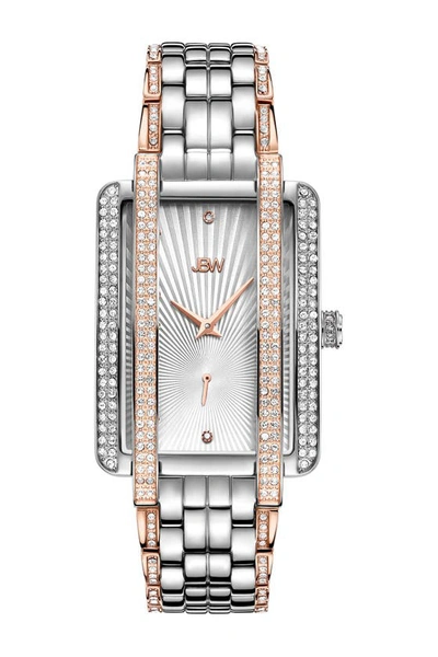 Jbw Mink Diamond Bracelet Watch, 28mm In Silver