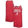 Concepts Sport Women's  Crimson Alabama Crimson Tide Tank Nightshirt In Crimson