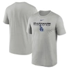 NIKE NIKE GRAY LOS ANGELES DODGERS CITY CONNECT LEGEND PERFORMANCE T-SHIRT
