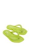 Melissa Airbubble Flip Flop In Green