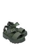 Melissa Kick Off Platform Sandal In Green