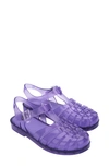 Melissa Possession Jelly Fisherman Sandal In Clear/ Lilac/ Blue
