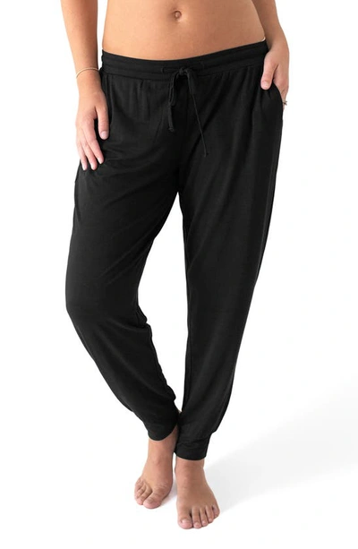 Kindred Bravely Tapered Maternity Lounge Joggers In Black