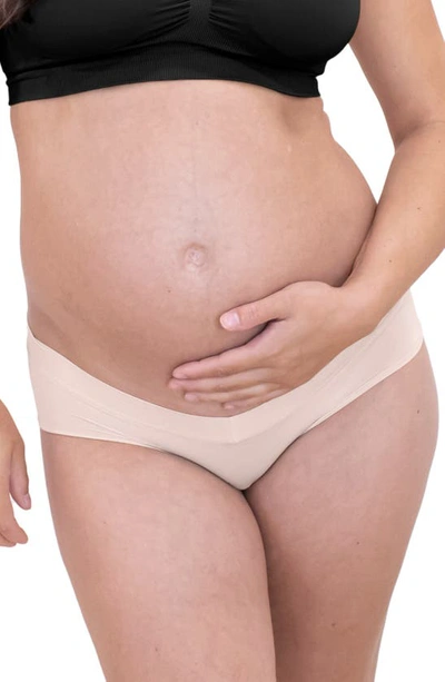 Kindred Bravely Grow With Me Hipster Maternity Briefs In Soft Pink