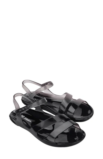 Melissa The Real Jelly Slide Sandal In Green