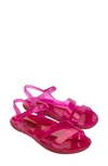 Melissa The Real Jelly Slide Sandal In Pink