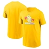 NIKE NIKE GOLD SAN DIEGO PADRES CITY CONNECT GRAPHIC T-SHIRT