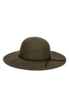 San Diego Hat Felted Wool Floppy Hat In Olive