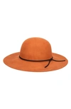 San Diego Hat Felted Wool Floppy Hat In Rust