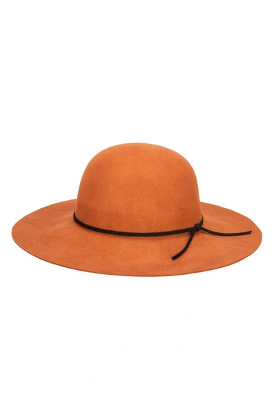 San Diego Hat Felted Wool Floppy Hat In Rust