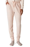 Lucky Brand Cloud Jersey Waffle Knit Jogger Pants In Pink